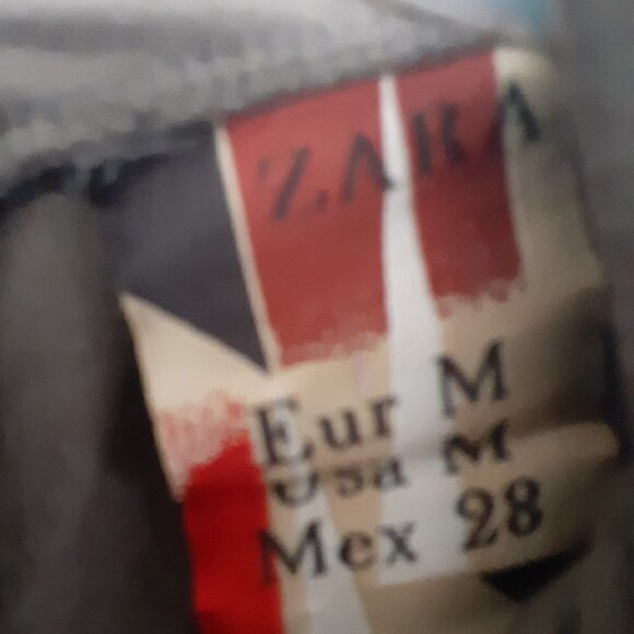 Zara Size Medium Turtle Neck Olive Green Dress. - Picture 4 of 6